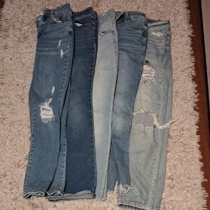 BKE High Rise Mom Jeans in Blue